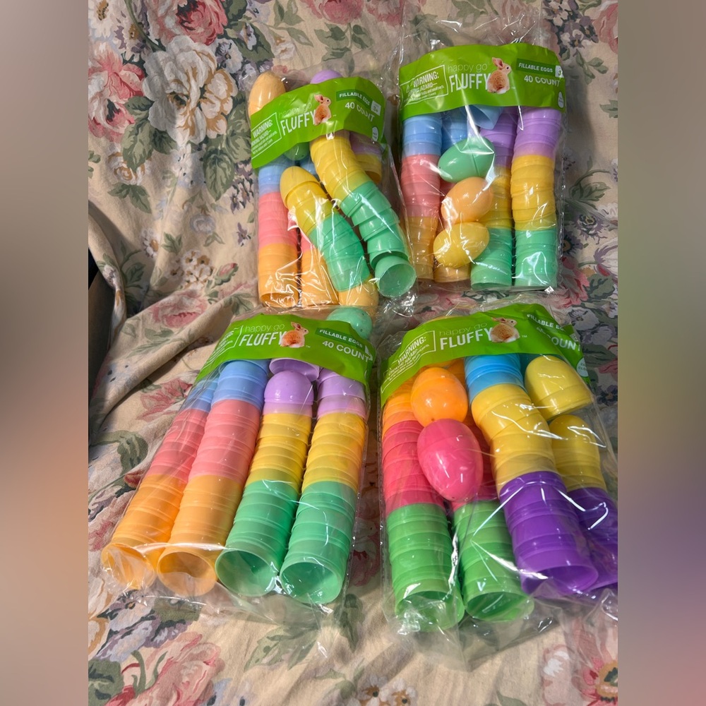 Colorful Plastic Easter Egg - 160 Count